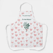 Gepersonaliseerde Kruid Whisperer Schort met Roze (Voorkant)