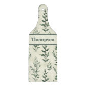 Gepersonaliseerde kruiden Plant Patroon Snijplank (Voorkant)