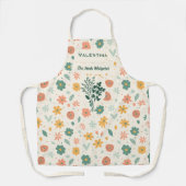 Gepersonaliseerde Kruidenfluisteraar met Bloemen e Schort (Voorkant)