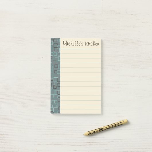 Gepersonaliseerde Kruidenier Keuken Post Het Notit Post-it® Notes (Op bureau)