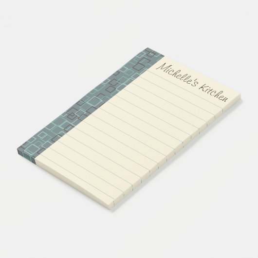 Gepersonaliseerde Kruidenier Keuken Post Het Notit Post-it® Notes (Schuin)
