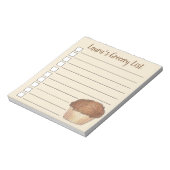 Gepersonaliseerde kruidenlijst notitieblok (Linkerzijde)