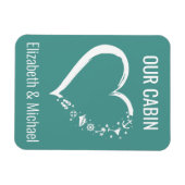 Gepersonaliseerde kruising deur hartslag magneet (Horizontaal)