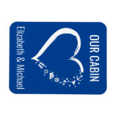 Gepersonaliseerde kruising deur hartslag magneet (Horizontaal)