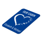 Gepersonaliseerde kruising deur hartslag magneet (Linkerzijde)