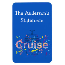 Gepersonaliseerde kruising Stateroom Magnet Magneet
