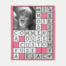 Gepersonaliseerde kruiswoordraadsel met aangepaste