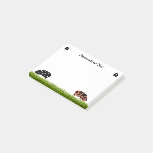Gepersonaliseerde Kunekune Varkens Post-it® Notes (Schuin)