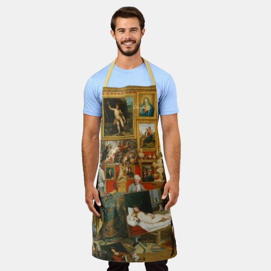 Gepersonaliseerde Kunstenaar Schilder Art Craft Schort (Gedragen)