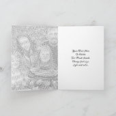 Gepersonaliseerde kunstfoto van Maltezer puppy Kaart (Binnen)