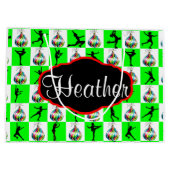 GEPERSONALISEERDE KUNSTSCHAATSEN KERSTCADEAU TAS LARGE CADEAUTASJE (Achterkant)