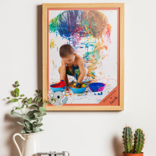 Gepersonaliseerde kunstwerken van Kinderen Poster