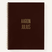 Gepersonaliseerde kunstzakboekjes Notitieboek Cade (Voorkant)