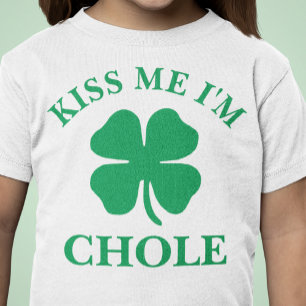 Gepersonaliseerde kus me St. Patrick's Day T-shirt
