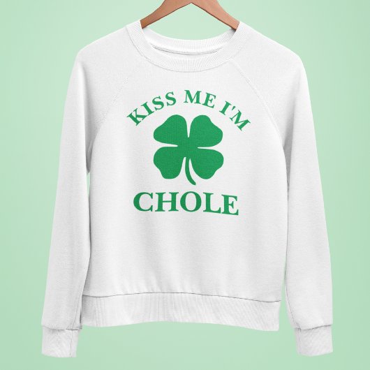Gepersonaliseerde kus me St. Patrick's Day Trui