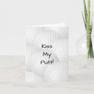 Gepersonaliseerde kus Mijn Putt Kaart