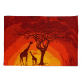 Gepersonaliseerde kussen Hoesjes African Safari Gi Kussensloop (Achterkant-Links)
