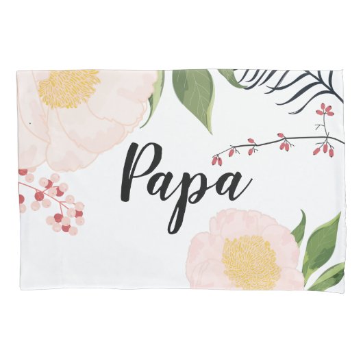 Gepersonaliseerde Kussen Hoesjes Baby Roze Kosmos Kussensloop (Voorkant-Links)