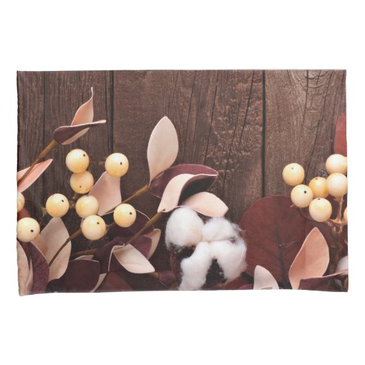 Gepersonaliseerde kussen Hoesjes Cotton Branch op  Kussensloop (Voorkant-Rechts)