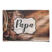 Gepersonaliseerde kussen Hoesjes Cowboy laarzen sc Kussensloop (Voorkant-Links)