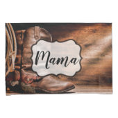 Gepersonaliseerde kussen Hoesjes Cowboy laarzen sc Kussensloop (Voorkant-Rechts)