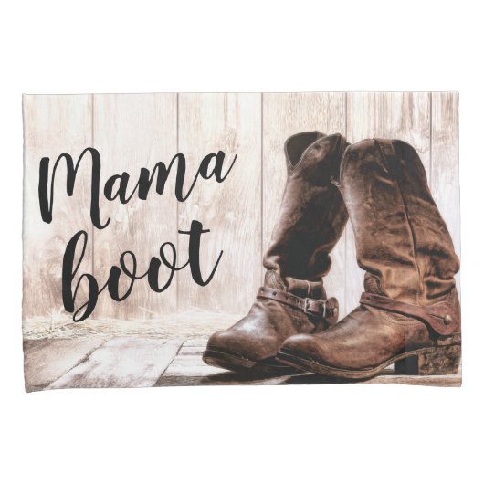 Gepersonaliseerde kussen Hoesjes laarzen land rust Kussensloop (Voorkant-Rechts)