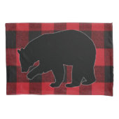 Gepersonaliseerde kussen Hoesjes Red Buffalo Plaid Kussensloop (Voorkant-Links)