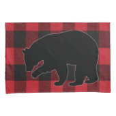 Gepersonaliseerde kussen Hoesjes Red Buffalo Plaid Kussensloop (Voorkant-Rechts)