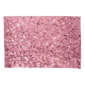 Gepersonaliseerde Kussen Hoesjes Roos Gouden Glitt Kussensloop (Voorkant-Links)