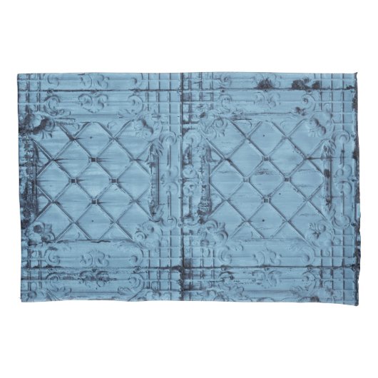 Gepersonaliseerde kussen Hoesjes rustieke Tin Pane Kussensloop (Voorkant-Links)