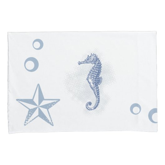 Gepersonaliseerde kussen Hoesjes Seahorse Ocean Be Kussensloop (Voorkant-Rechts)
