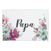 Gepersonaliseerde kussen Hoesjes Tropische bloemen Kussensloop (Voorkant-Links)