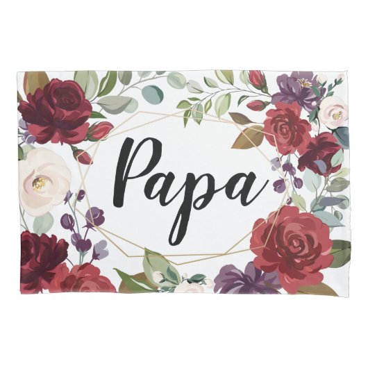 Gepersonaliseerde kussen Hoesjes White Roses Gold  Kussensloop (Voorkant-Links)