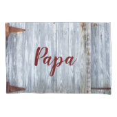 Gepersonaliseerde kussen Hoesjes wit wassen hout s Kussensloop (Voorkant-Links)