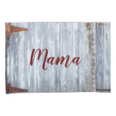 Gepersonaliseerde kussen Hoesjes wit wassen hout s Kussensloop (Voorkant-Rechts)