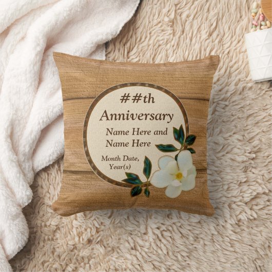 Gepersonaliseerde Kussens van Magnolia en Jubileum (Deken)