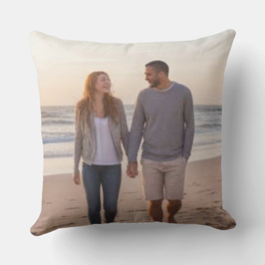 Gepersonaliseerde kussensloop met collage voor kop kussen (Achterkant)