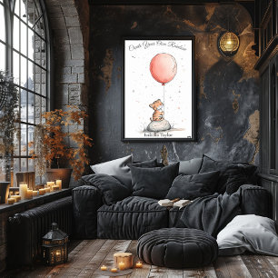 Gepersonaliseerde Kwekerij Kunst – Tijgerwelp & Ro Perfect Poster