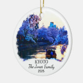 Gepersonaliseerde Kyoto Ornament, Japan Gift Keramisch Ornament (Links)