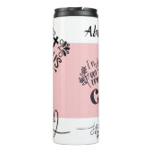 Gepersonaliseerde l Christelijk l God l Schrift, Thermosbeker (Achterkant)