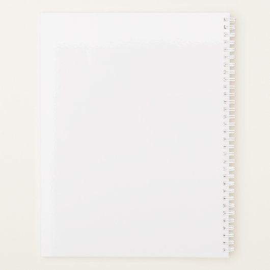 Gepersonaliseerde La Fleur Planner (Achterkant)