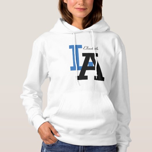 Gepersonaliseerde LA Hoodie (Voorkant)