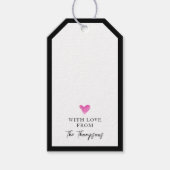 Gepersonaliseerde Labels met handtekeningen - Gete Cadeaulabel (Voorkant)