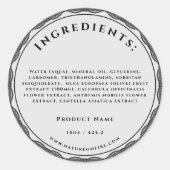 Gepersonaliseerde labels voor handgemaakte artikel (Voorkant)