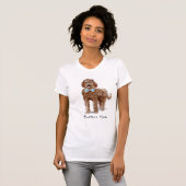 Gepersonaliseerde labradoodle Mum Ma T Shirt (Voorkant volledig)