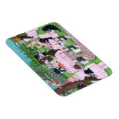 Gepersonaliseerde labrador bruiloft schilderij magneet (Rechterzijde)