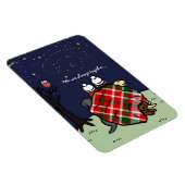 Gepersonaliseerde Labrador familie en de lucht Magneet (Rechterzijde)