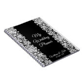 Gepersonaliseerde Lace Wedding Planner Notitieboek (Rechterzijde)