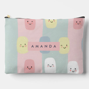 Gepersonaliseerde Lachende Pastel Snoepjes Kawaii Etui