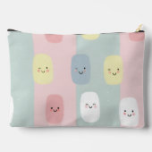 Gepersonaliseerde Lachende Pastel Snoepjes Kawaii Etui (Achterkant)